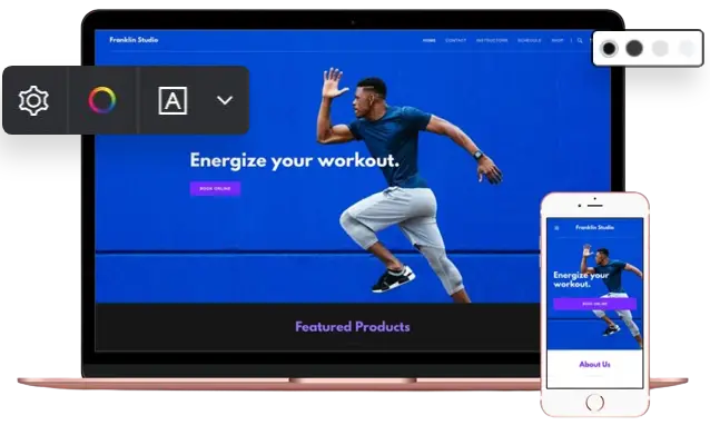 Website Builder 1 sample website builder site